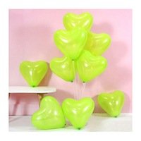Mintgrüner Herzballon