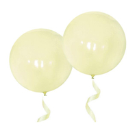 36 Zoll gelbe Pastellballons