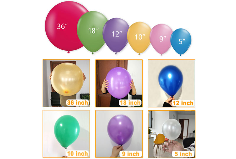 Kleiner runder 5-Zoll-Latexballon
