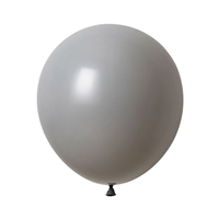 18 Zoll großer grauer Ballon